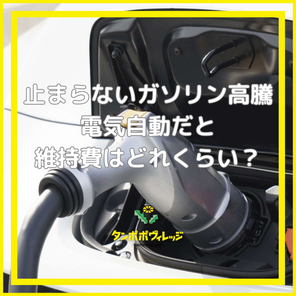 止まらないガソリン高騰…電気自動車だと維持費はどれくらい？ – 東三河を『輪』でつなげる情報サイト「タンポポヴィレッジ」 with 東愛知日産